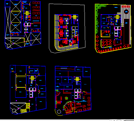 Proyecto de edificio de hotel