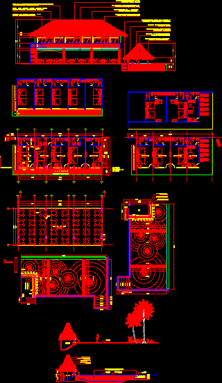 Diseno de rancho; restaurante; y piscina hotel