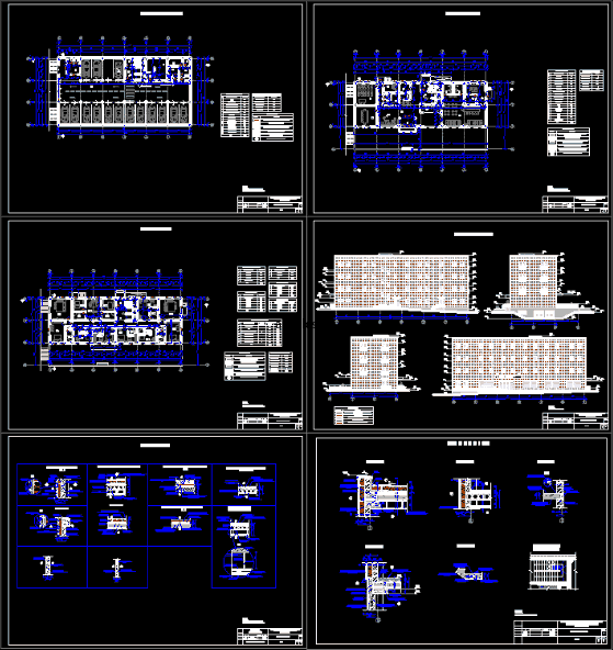 Proyecto hotel con detalles arquitectonicos y constructivos