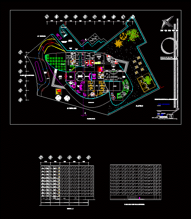 Hotel del archivo cad