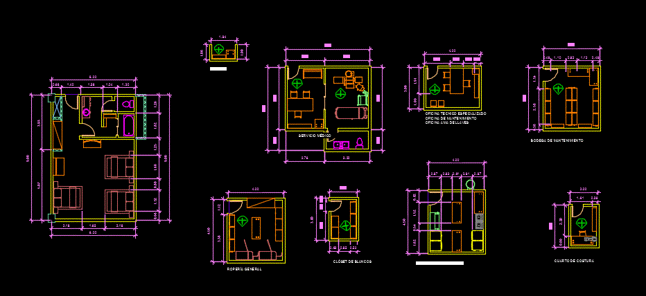 Estudio de areas en hotel