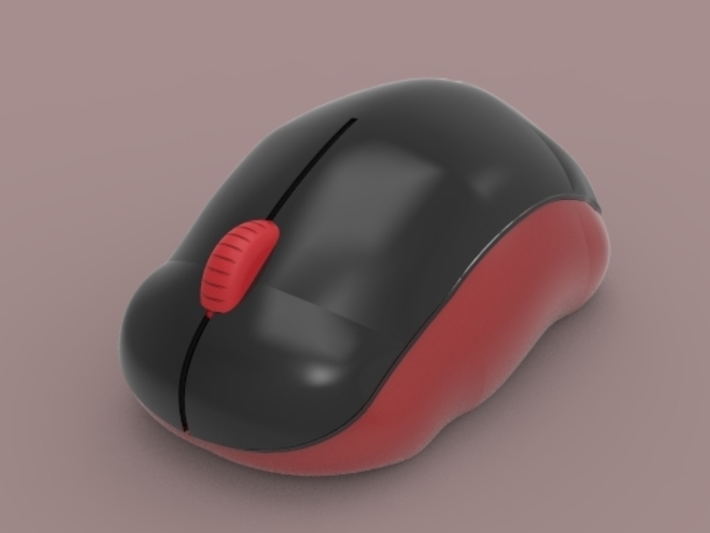 Conception de souris d'ordinateur 3d (;; 3dm)