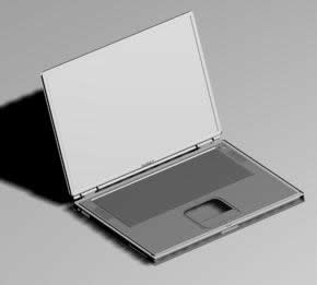 Ordinateur portable powerbook g4 3d