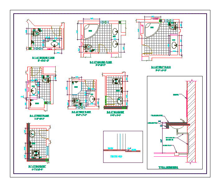 Detalles cuarto de bano