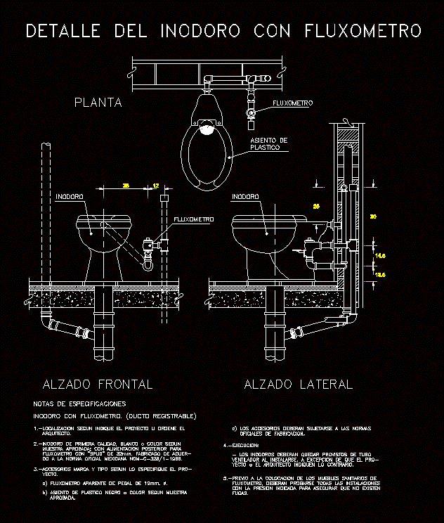 Inodoros Isometricos En Autocad Librería Cad