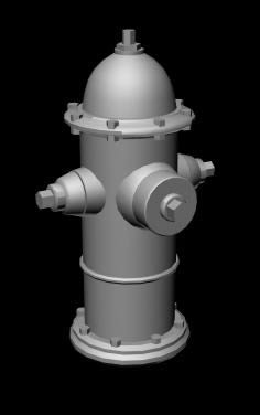 3D-Feuerhydrant