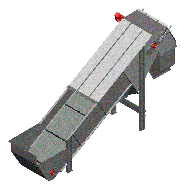 Correia transportadora magnética 3d para mineração