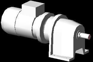 Motoriduttore collineare 1hp