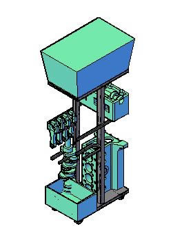 Almacenaje de partes de motor