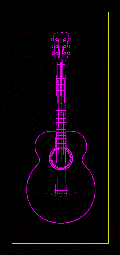 Guitarra acustica 2d