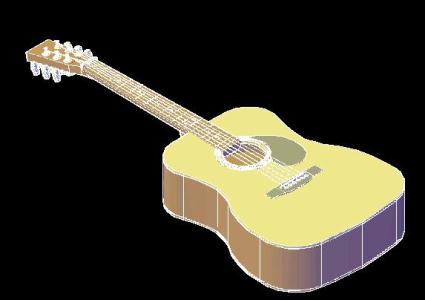 Guitarra 3d