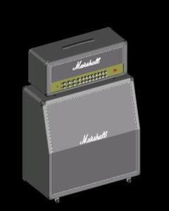 Amplificateur marshall 3D