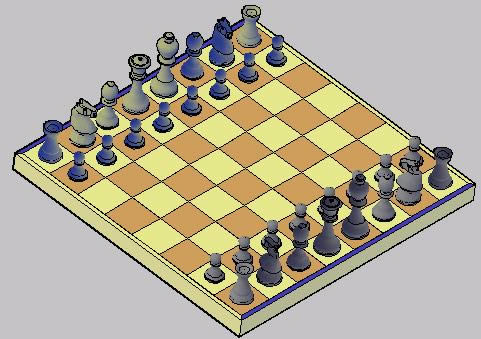 3D-Schachbrett
