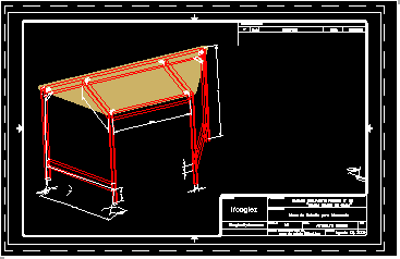 Technical drawing table - board