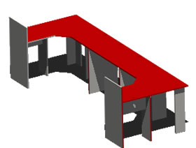 3D-Büromodul