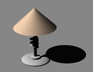 3D-Tischlampe