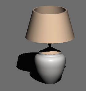 lampe de table 3d