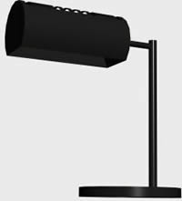lâmpada de mesa 3d