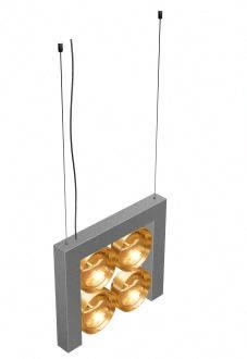 lâmpada 3d - materiais aplicados