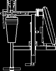 Maquinas en vista superior para salas de gimnasio