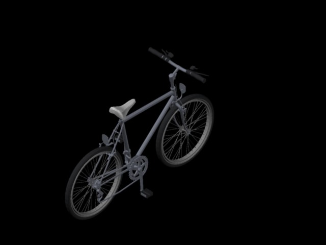 Bicicleta de montana 3d