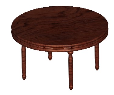 mesa redonda clássica
