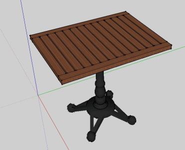 tavolo in legno rustico