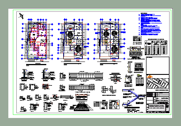 Criterio estructural de casa - habitacion