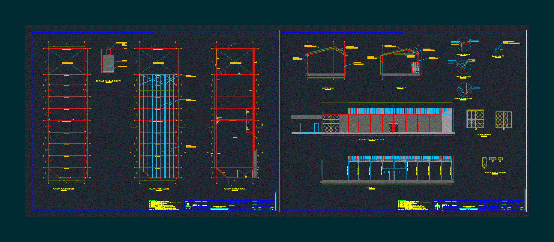 Local comercial estructura metalica