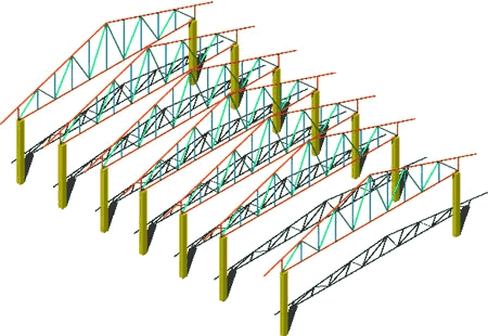 Techo metalico 3d