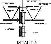 Detalle de estructura de techo metalica