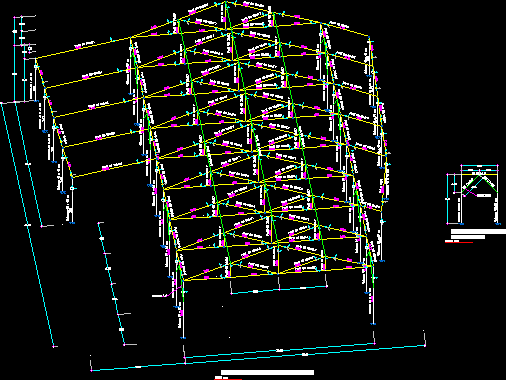 Bodega de acero estructural