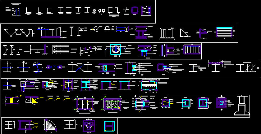 Detalles de perfiles de acero