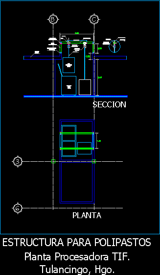 Estructura polipasto