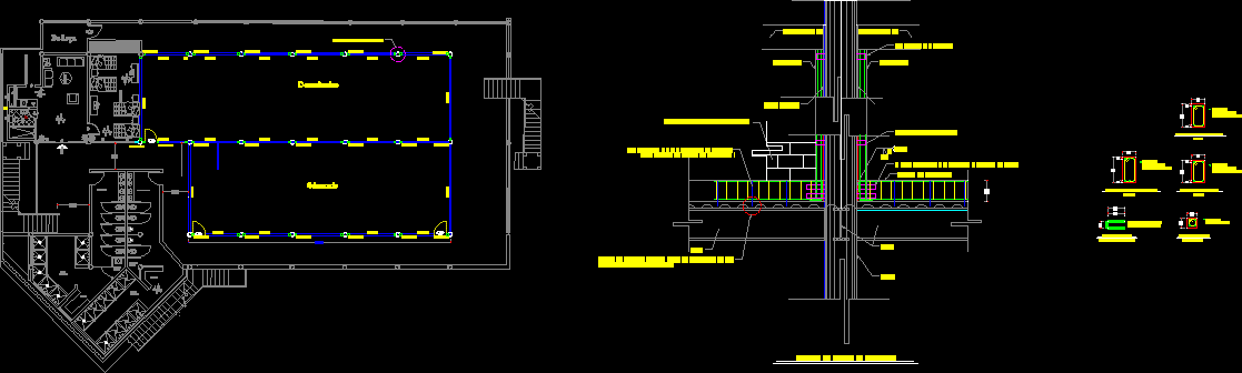 Estructural areas para gimnasio y dormitorio