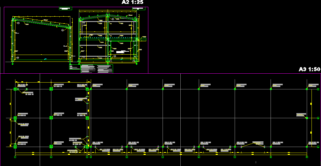 Estructura de metal