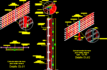 Muro de lamina metalica