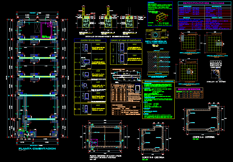 Estructuras vivienda bifamiliar