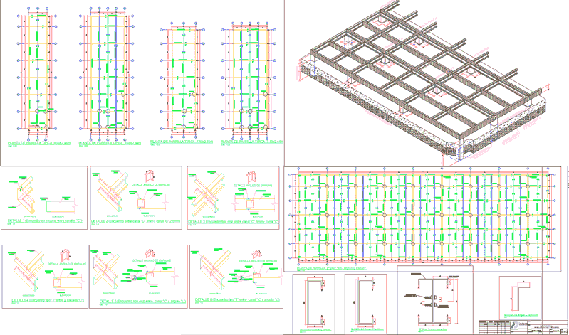 Estructura modulo de obreros