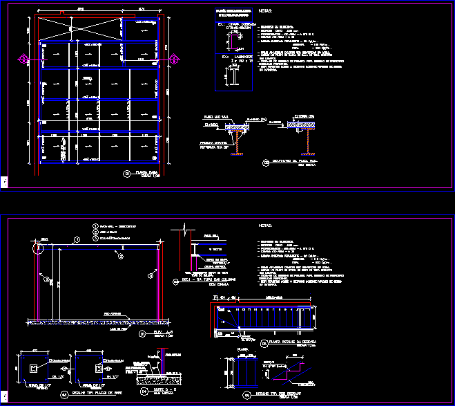 Estructura metalica mezzanine