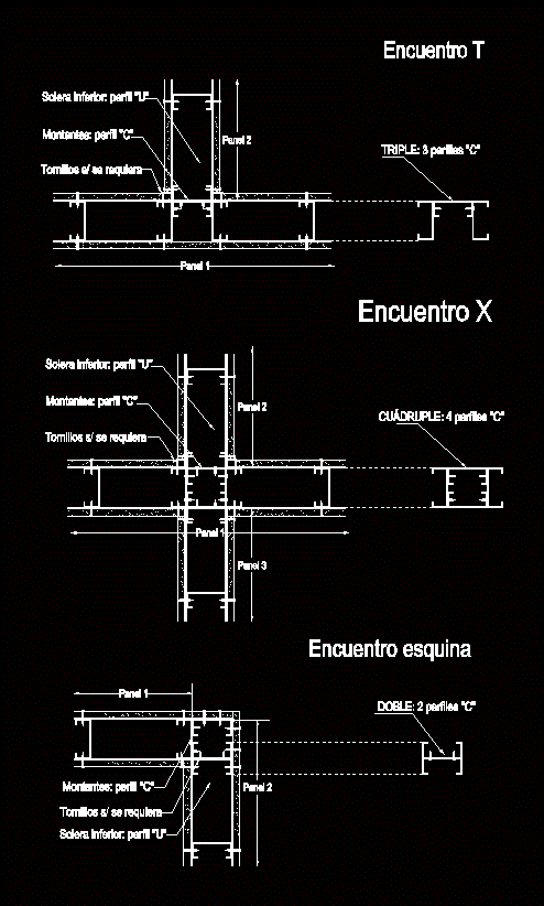 Encuentros - steel frame