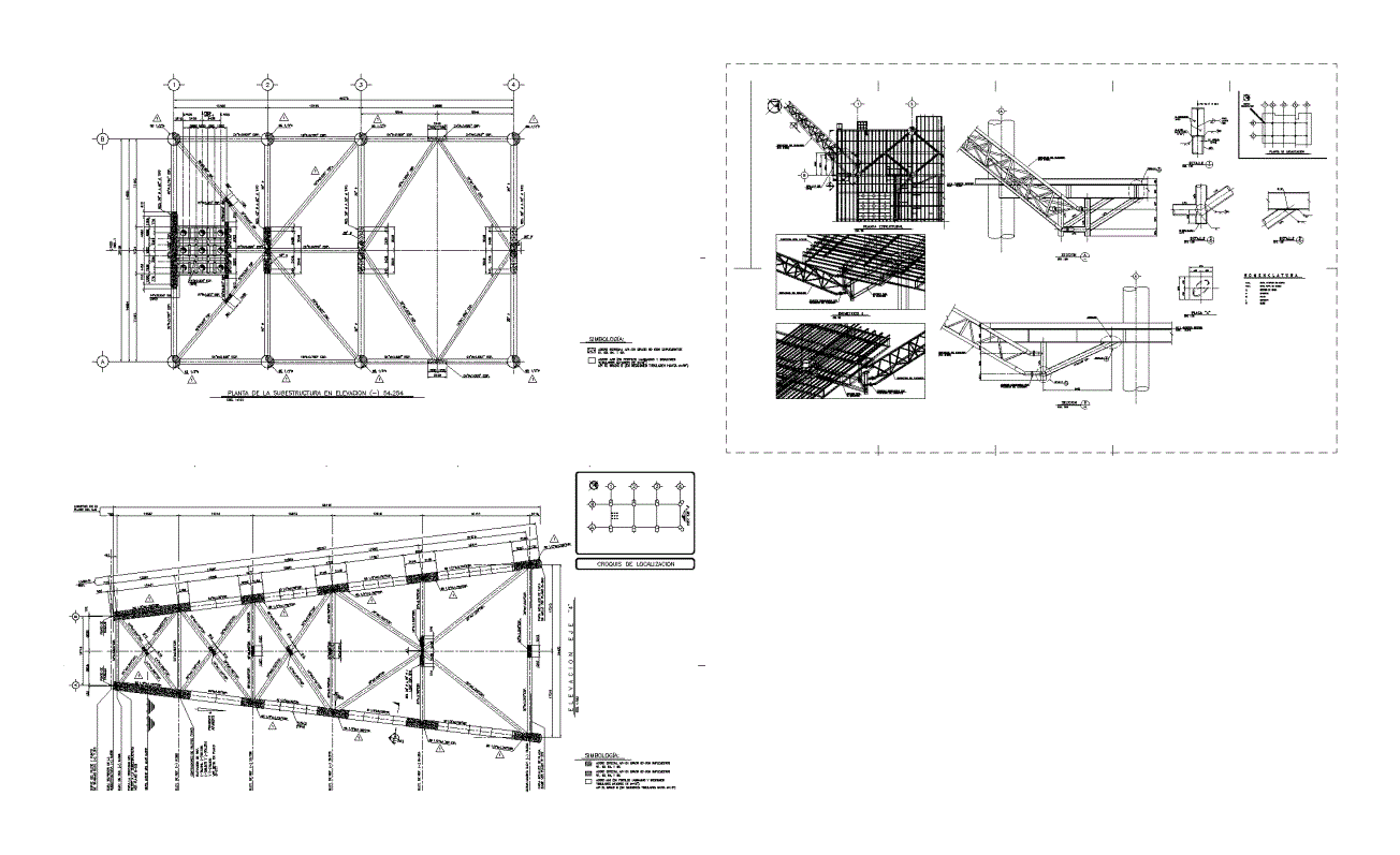 Muestras planos plataformas petroleras