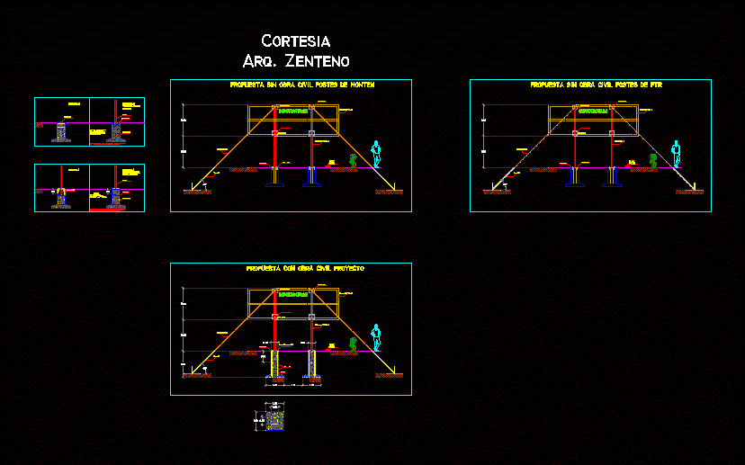 Estructura para espectacular - carteleria(original)