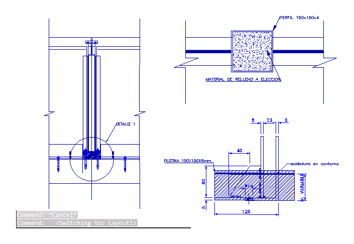 Baranda metalica