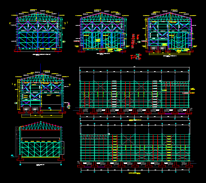 Galpon de estructura metalica