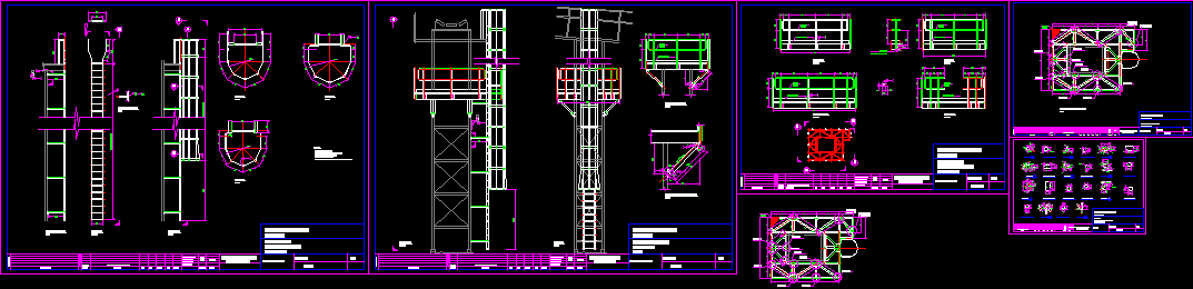 Plataforma de mantencion - detalles constructivos