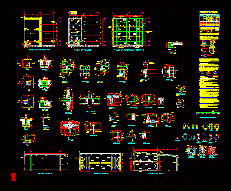 Estructura metalica con detalles