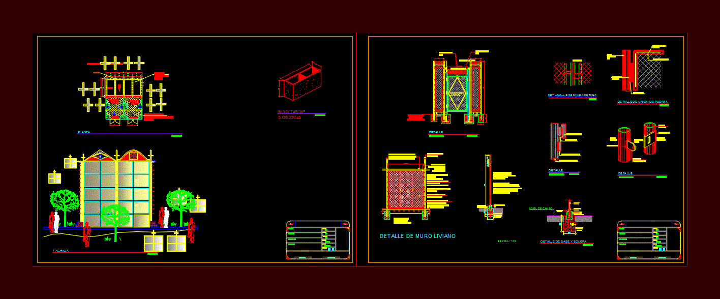 Estructura metalica detalles