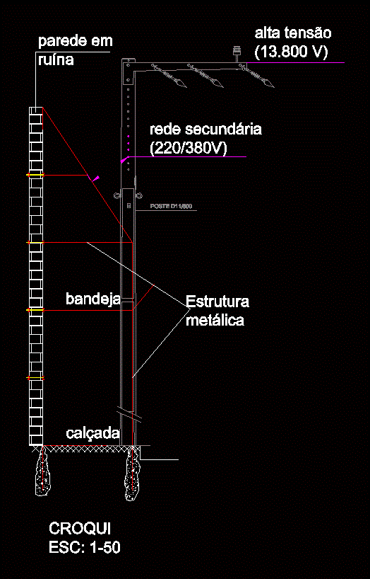 La rehabilitacion de la fachada con estructura metalica