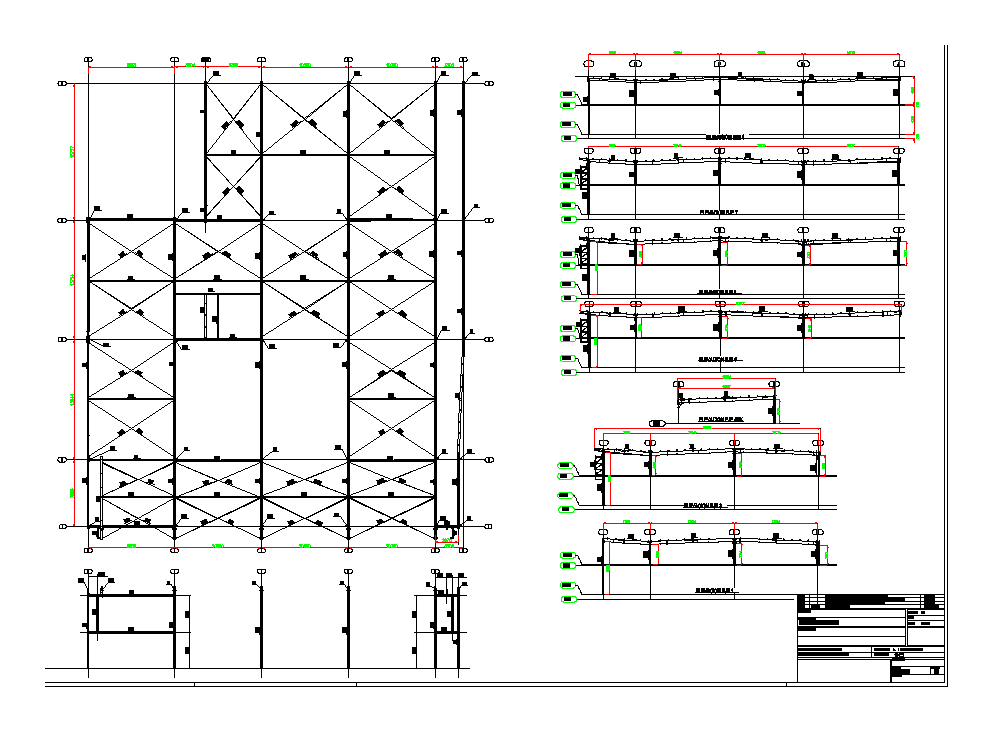 Estructura metalica - planta de montaje